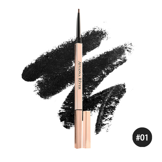 Rímel De Doble Cepillo Alargador Negro #01